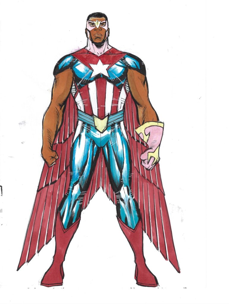 Captain America Comic Collector Lands Original Art Depicting the Reimagined Character -ComicConnect.com Auction