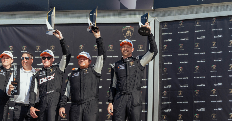 Long Island Native Sean McAuliffe Lands Podium Finish in IMSA Lamborghini Super Trofeo Debut at Watkins Glen