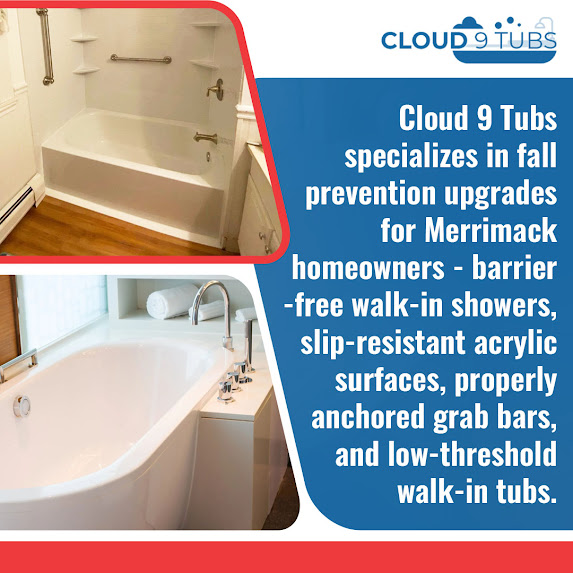 Safe Bathroom Modifications in Merrimack Highlighted by Cloud 9 Tubs
