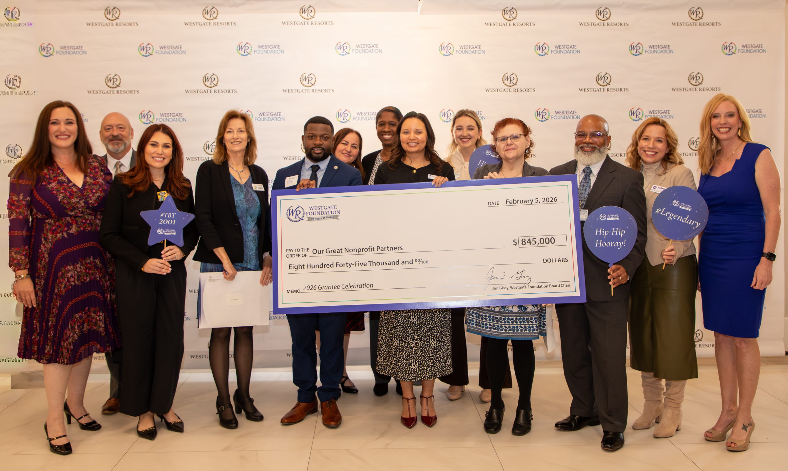 Westgate Foundation Donates $1.25 Million to Benefit Resort Communities, Team Members Nationwide