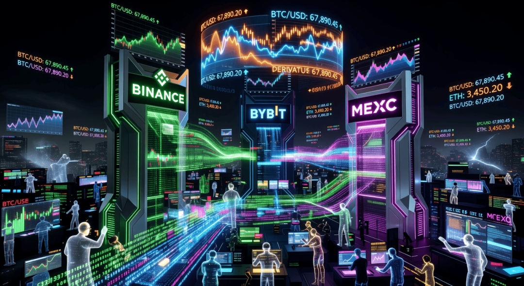 Crypto exchange competition heats up as derivatives drive up to 90% of trading